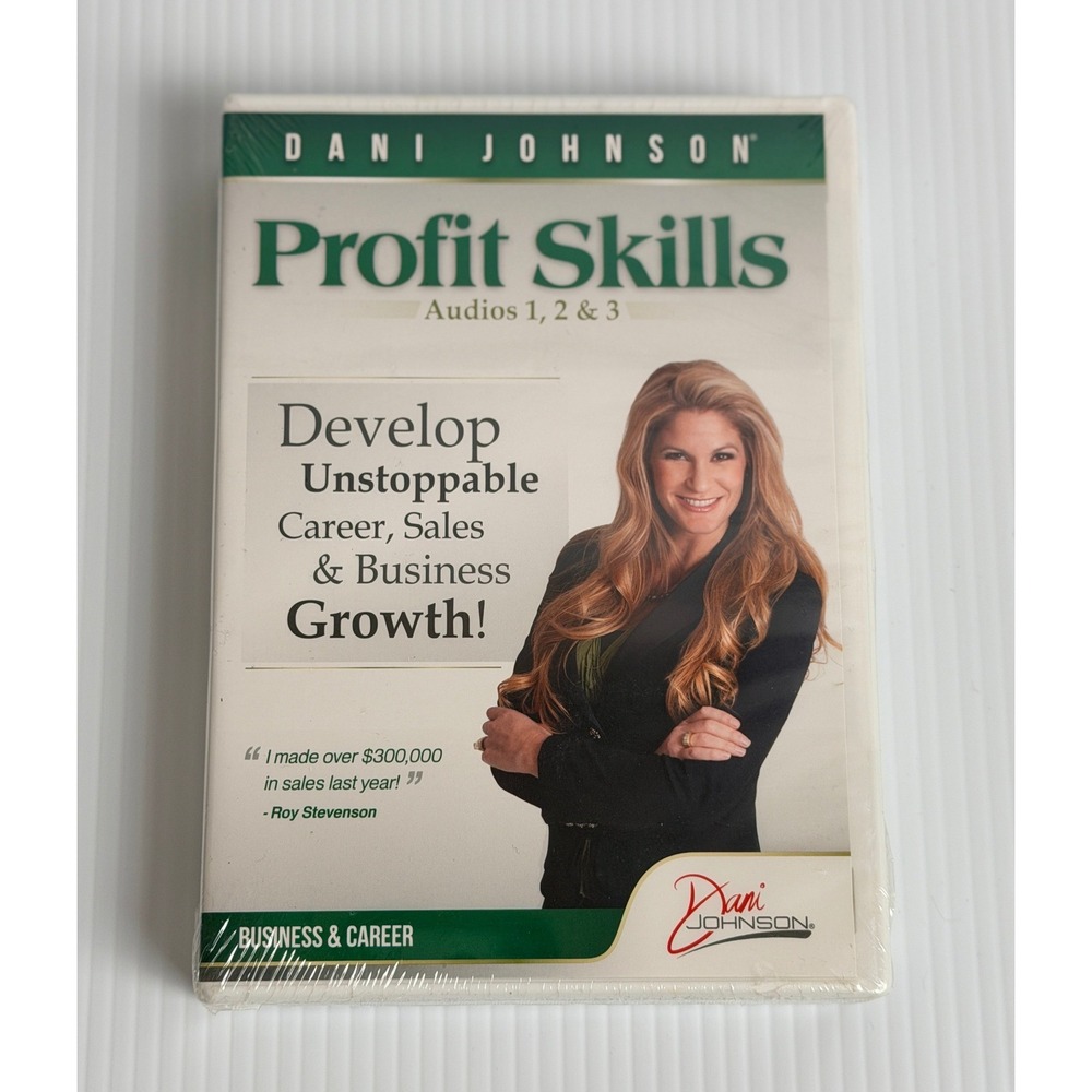 Dani Johnson Profit Skills Audios 1-5 CD Set Business Career Sales Growth 2008